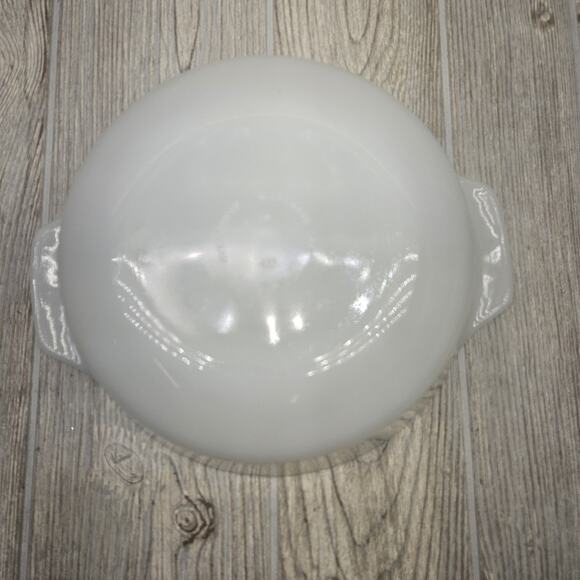 Vintage Pyrex Casserole Dish Spring Blossom Green Daisy 8.5" USA Ovenproof - Picture 6 of 7